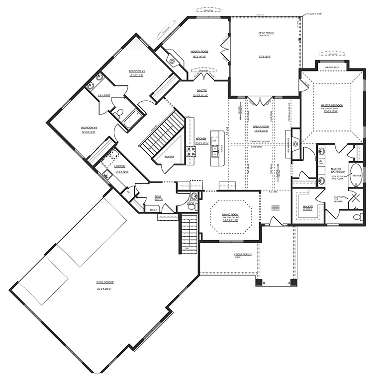 victoria floor plan by gatliff custom builders