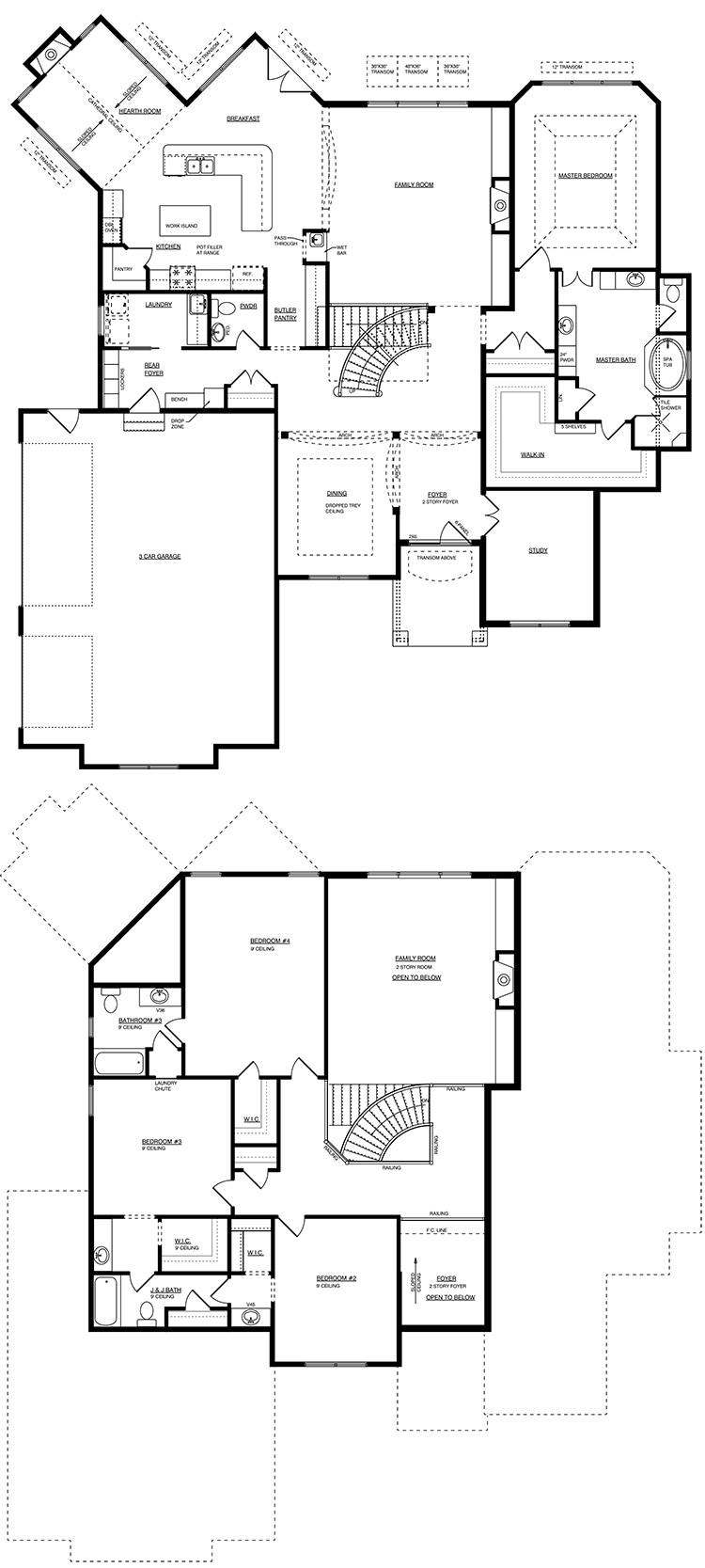 wood field floor plan by gatliff custom builders